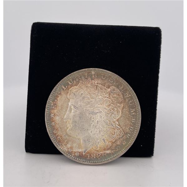 1886 Morgan Silver Dollar Rainbow Toned