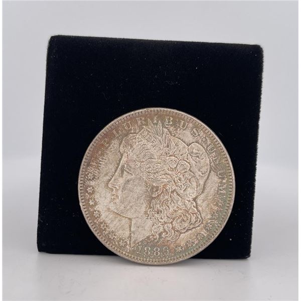 1886 Morgan Silver Dollar Toned