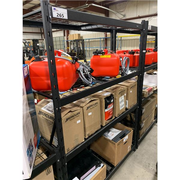 BLACK METAL 1 BAY 4 TIER ADJUSTABLE RACKING SYSTEM WITH MESH DECKING 1 ...