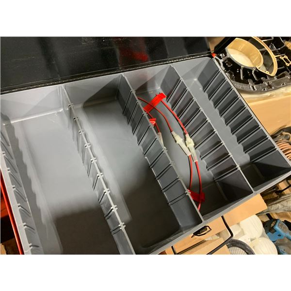 WURTH 8 TRAY COMMERCIAL SLIDE OUT HARDWARE SORTER WITH ASSORTED