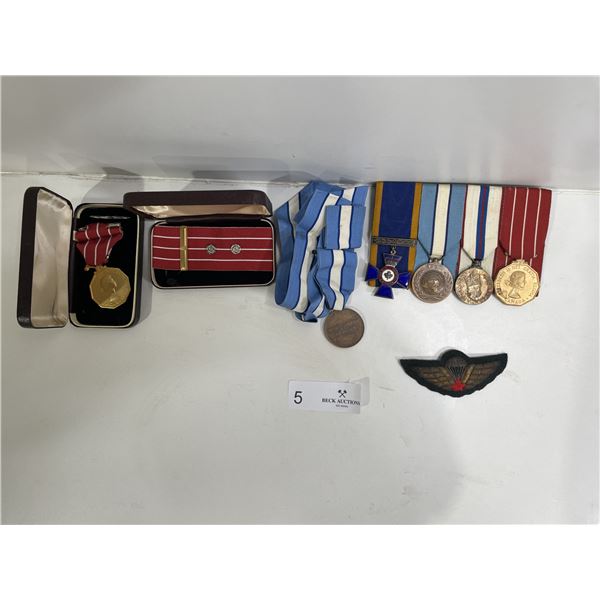 Collection of historical Canadian Medals