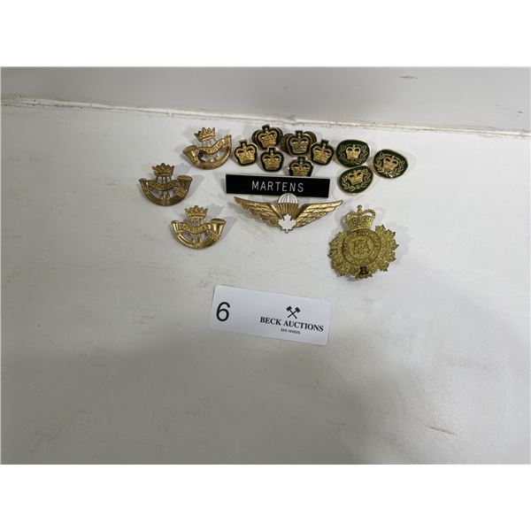 Collection of Canadian Aarmy Pins