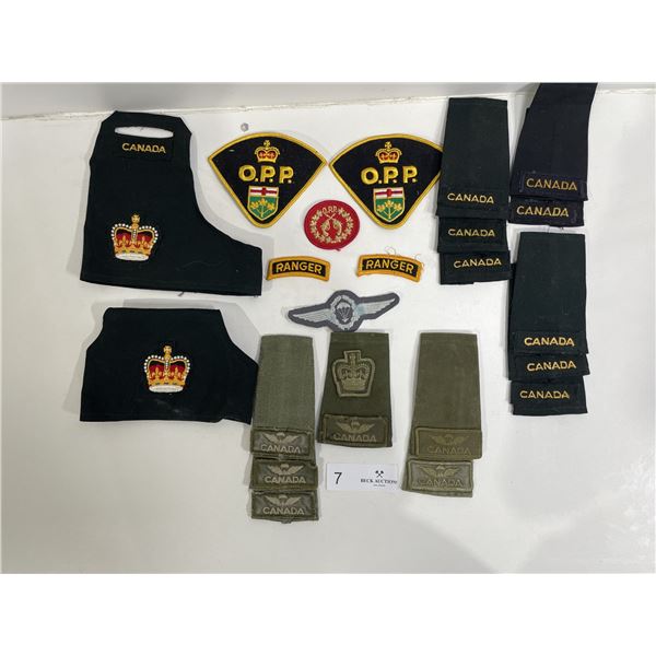 Collection Of Canada Army Badges