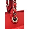 Image 6 : Chanel Red Quilted Lambskin CC Chain 2 Way Shoulder Bag
