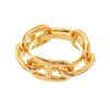 Image 2 : Hermes Gold Plated Metal Chaine D'ancre Scarf Ring