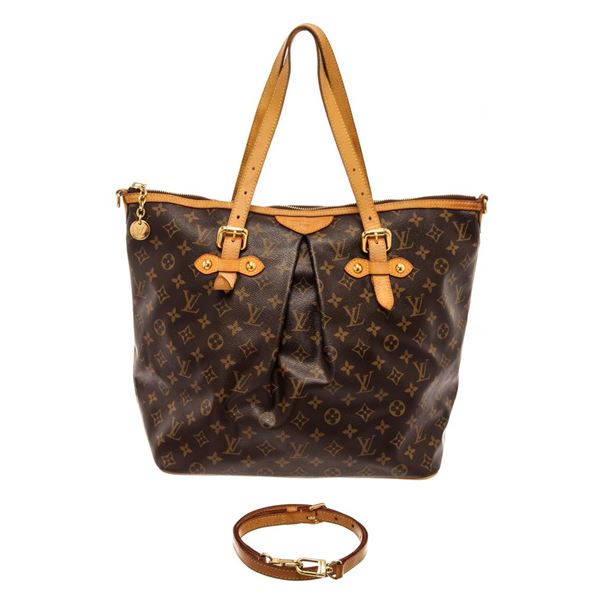 Louis Vuitton Brown Monogram Canvas Palermo GM Shoulder Bag