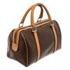 Image 3 : Celine Dark Brown and Tan Leather Macadam Boston Bag