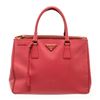 Image 2 : Prada Pink Saffiano Leather Galleria Shoulder Bag