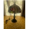 Image 1 : Floral Stained glass Tiffany design decorative lamp