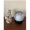 Image 4 : Wedgewood vases, Snow Globe, hanging fairy and two angels with a gnome and a pocket watch