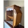 Image 2 : Beautiful Solid Wood Side Table or Magazine Stand  *** Needs some TLC***