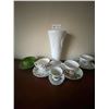 Image 1 : Fine Bone China Made in England 5 tea cups & Saucersand Vase