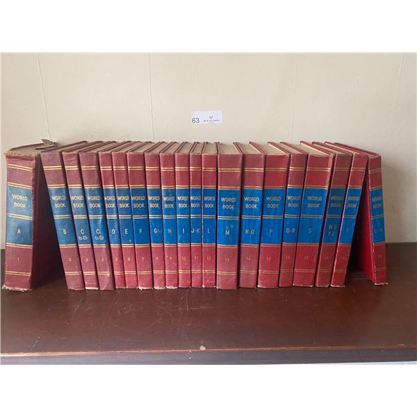 The World Book Encyclopedia Volumes 1 19 Beck Auctions Inc The world book encyclopedia volumes 1 19 beck auctions inc