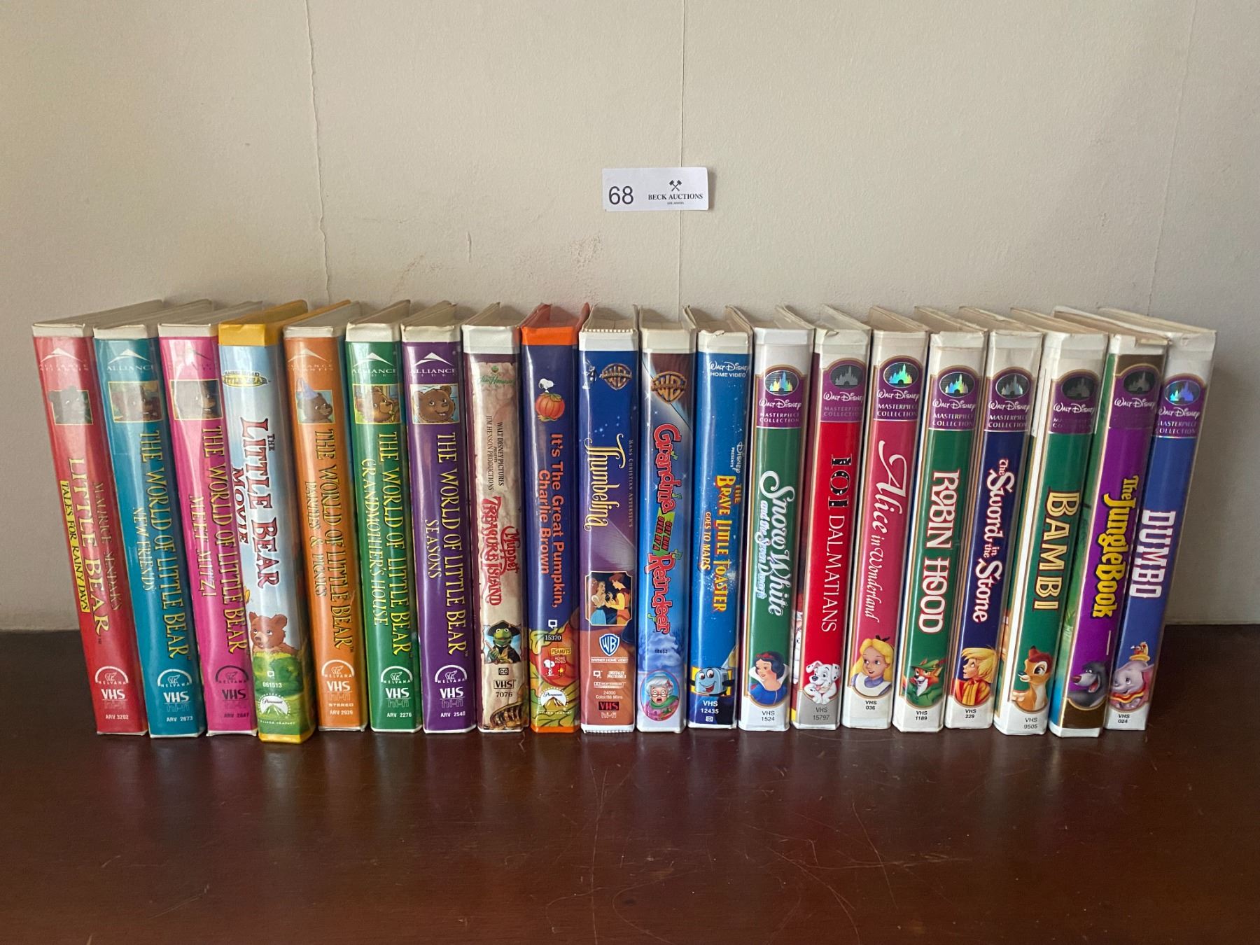Twenty Vintage Children's VHS tapes: Little Bear Series, Brave Little ...