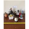 Image 1 : Vintage hand painted Bird collectible figurines from 1950-1960's
