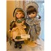 Image 1 : Vintage Cute Pair of Collector Porcelain Dolls