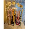 Image 1 : Beaded costume Necklaces with jewery stand