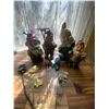 Image 1 : Four Large Gnomes 10-14"h with sticks for your decorative Plant Pots