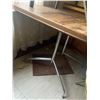 Image 2 : Two T.V Tables and foot rest with vintage Kitchen Table