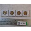 Image 2 : (4) 2010 Sask Roughriders Loonies Uncirculated