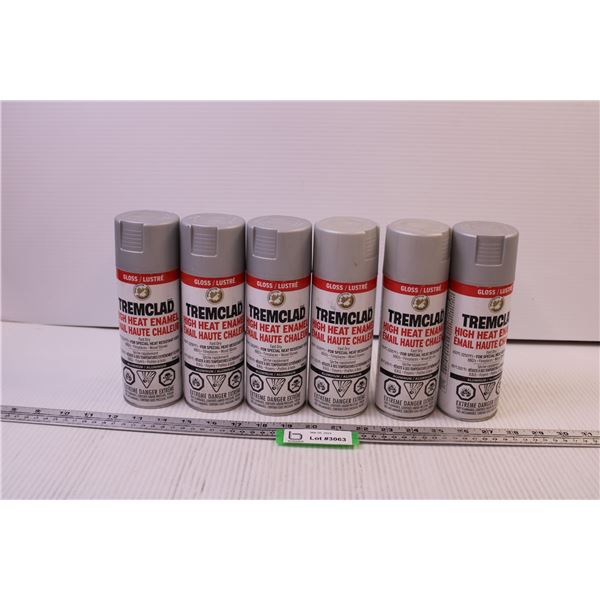 (6) Cans of Tremclad High Heat in Aluminum (Cannot Ship)