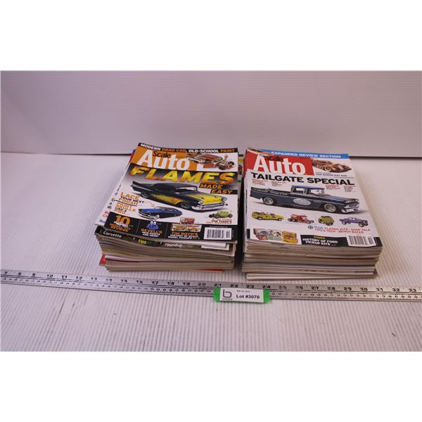 Set of 50 Car Model Magazines