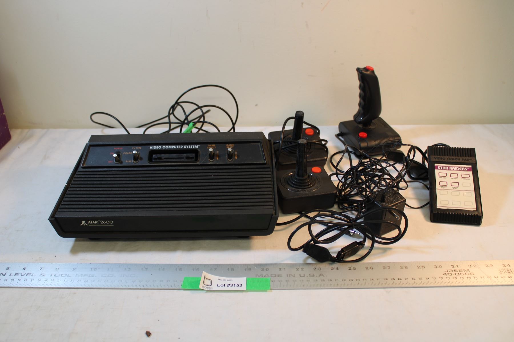 Vintage Atari Video Computer System with 3 Controllers and Star Raiders ...