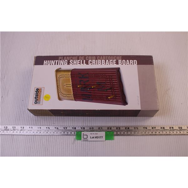 Hunting Shell Cribbage Board