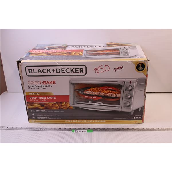 *Black and Decker Crisp and Bake Large Capacity Air Fry Convection Oven (Store Return, Doesn't Work)