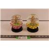 Image 1 : (2) Easter Snow globes