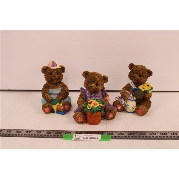 (3) Teddy Bear Piggy Banks