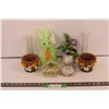 Image 1 : (2) Vases + Assorted Easter Items