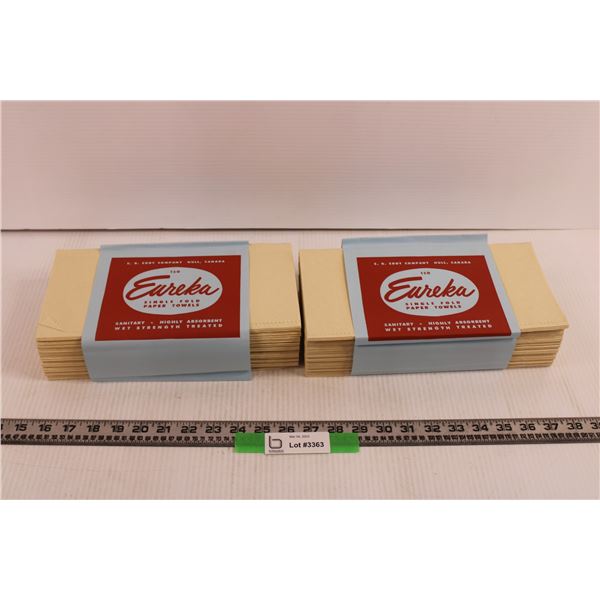 (2) 150 Count Eureka Paper Towels; Hull, Canada