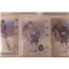 Image 3 : (7) McDonalds Holographic Upper Deck Hockey Cards (5- Ray Bourque, 2-Wayne Gretzky)