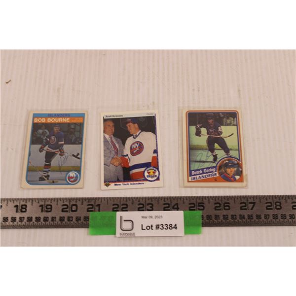 (3) OPC Hockey Trading Cards (82, 84 & 90)