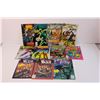 Image 2 : (11) Lot of Assorted Comic Books - Batman, Justice League, Green Lantern (Some have Black Pencil Mar