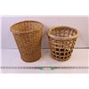 Image 1 : (2) Wicker Baskets (Some Damage to the Edges of the Left Basket)