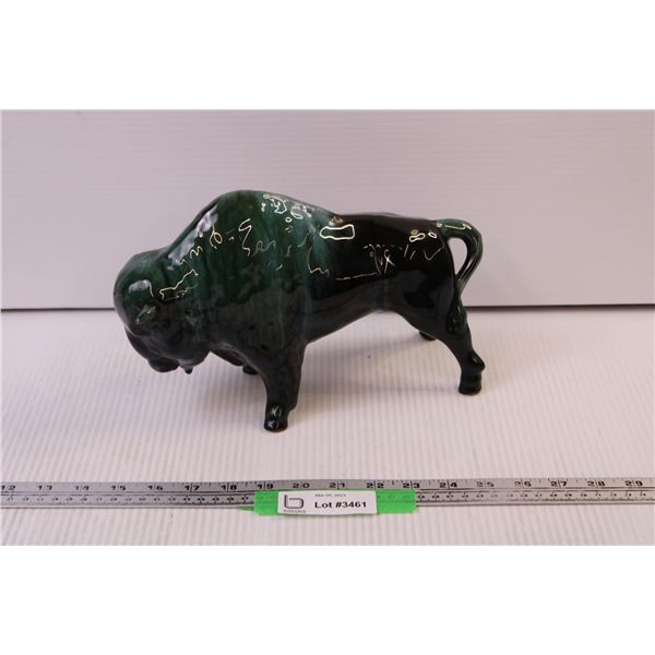 Ceramic Bison Buffalo Figurine