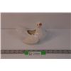 Image 1 : Porcelain White Dove Figurine (Chipped on Tail and Bottom)