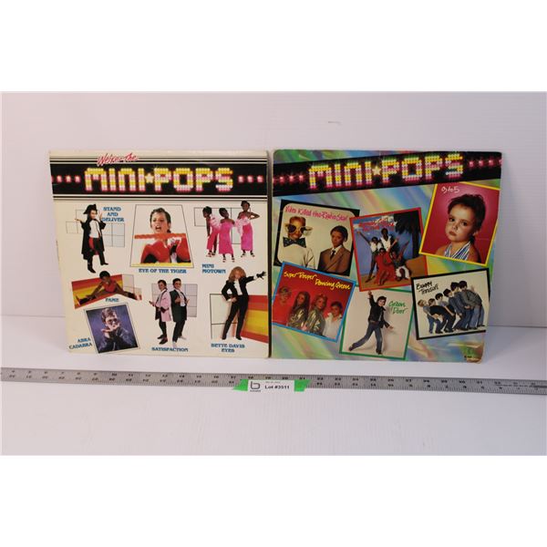 (2) Vintage Kids Mini Pop Records (Some Wear on Record Cover)