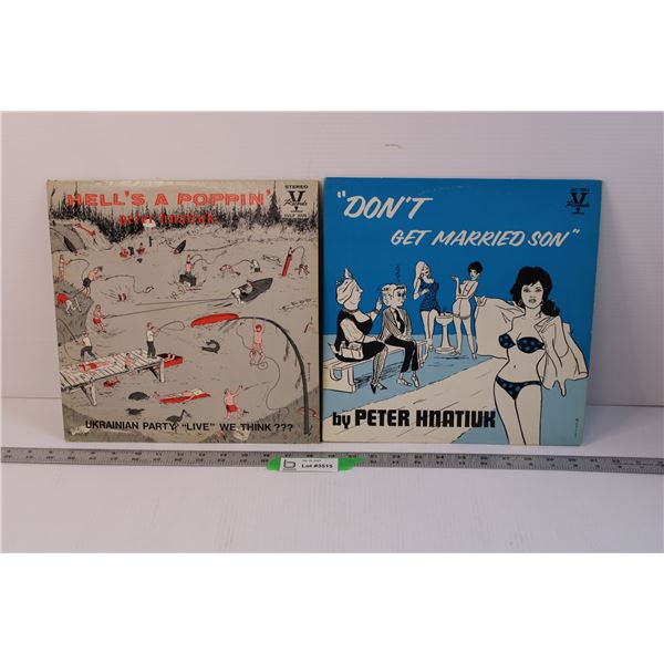 (2) Peter Hnatiuk Vintage Novelty Records