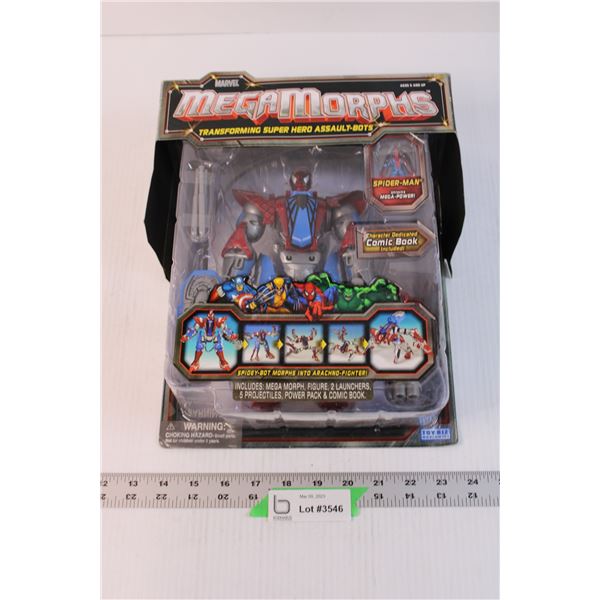 Marvel MegaMorphs Transforming Super Hero Assault Bots - Spider Man