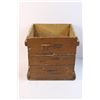 Image 2 : Vintage Wooden Crate and Book Hidden Storage Home Decor