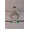 Image 1 : Oil Lamp (Missing Chimney and Mantle, Some Scratches on Glass)