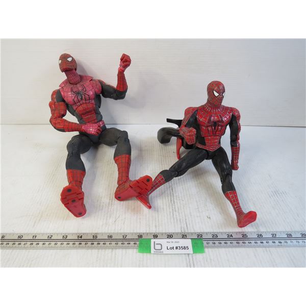 (2) Spiderman Action Figures