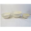 Image 2 : (3) Stone Ware Bowls