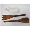 Image 3 : (2) Rulers - (2) Wooden Salad Forks Flashlight - Misc. Items