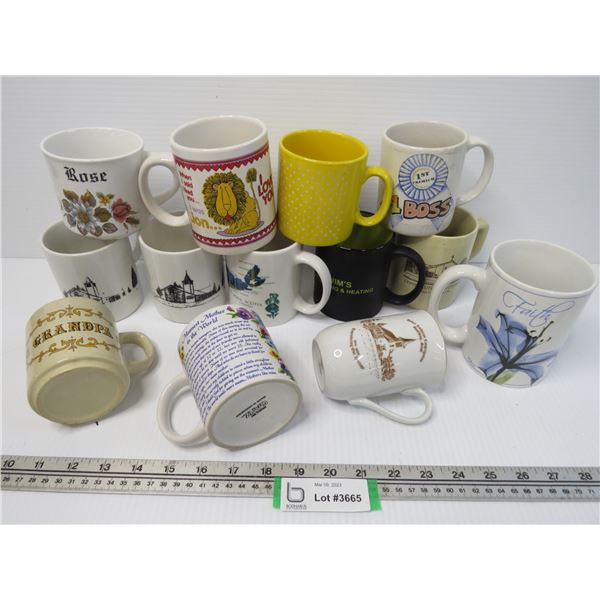 (13) Assorted Mugs