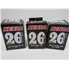 Image 2 : (3) 26" Kenda Bicycle Tire Tubes