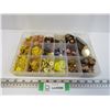 Image 1 : Container of Assorted Buttons (Brown & Yellow & Purple)